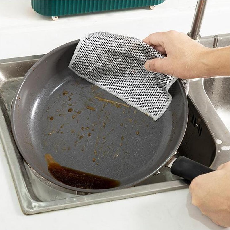 Schoonmaakdoek Metaal Multifunctioneel Krasvrij Afwasdoek Keuken Grill
