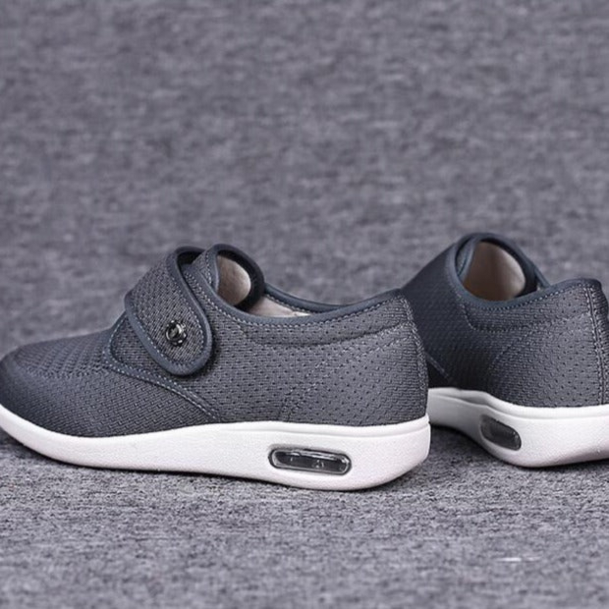 Brede Comfortschoenen voor Diabetici 35-42 Ademend Lichtgewicht Zwart Grijs Blauw Beige Wandelschoenen