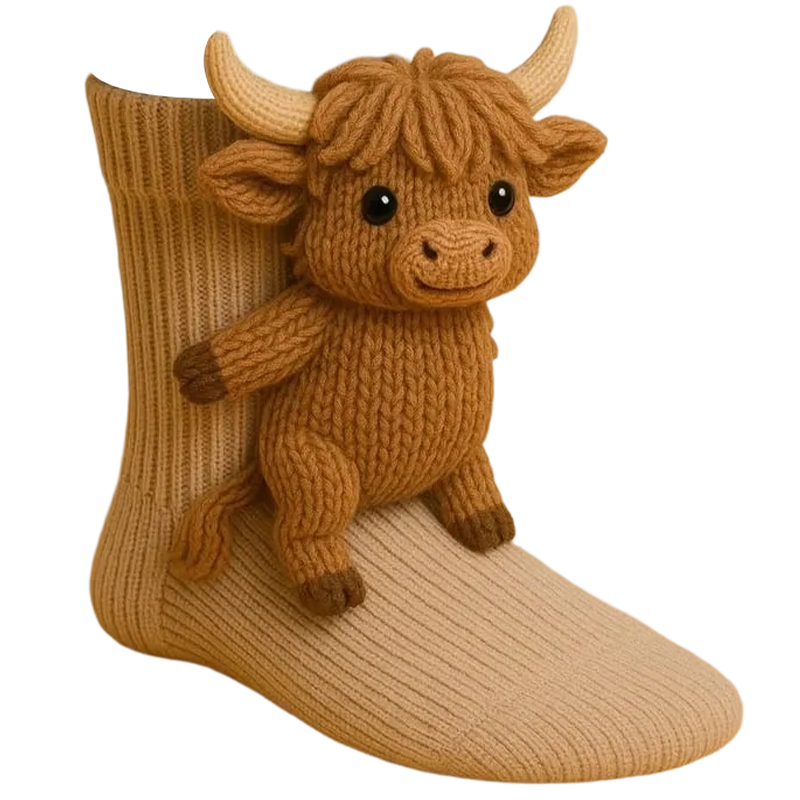 Knuffel Sokken met Dieren Design - Zachte Hugsokken voor Warmte en Comfort