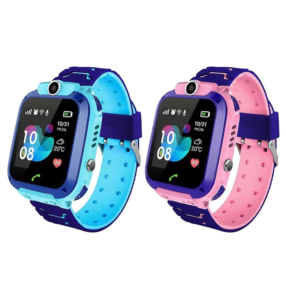 GPS-smartwatch voor kinderen vanaf 4 jaar met camera, telefoon en SOS-functie