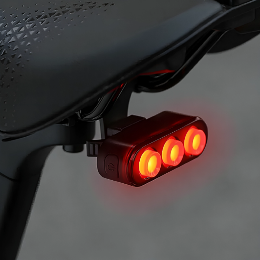Intelligent Fietslicht Achterzijde met Bewegingssensor en 6 Modi LED Verlichting voor Veilige Fietsritten