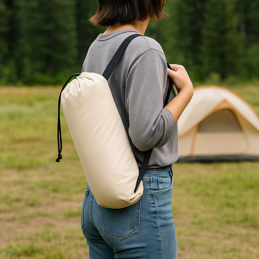 Opvouwbare Campingstoel - Ultralicht & Compact met Ergonomische Steun voor Trekking en Outdoor
