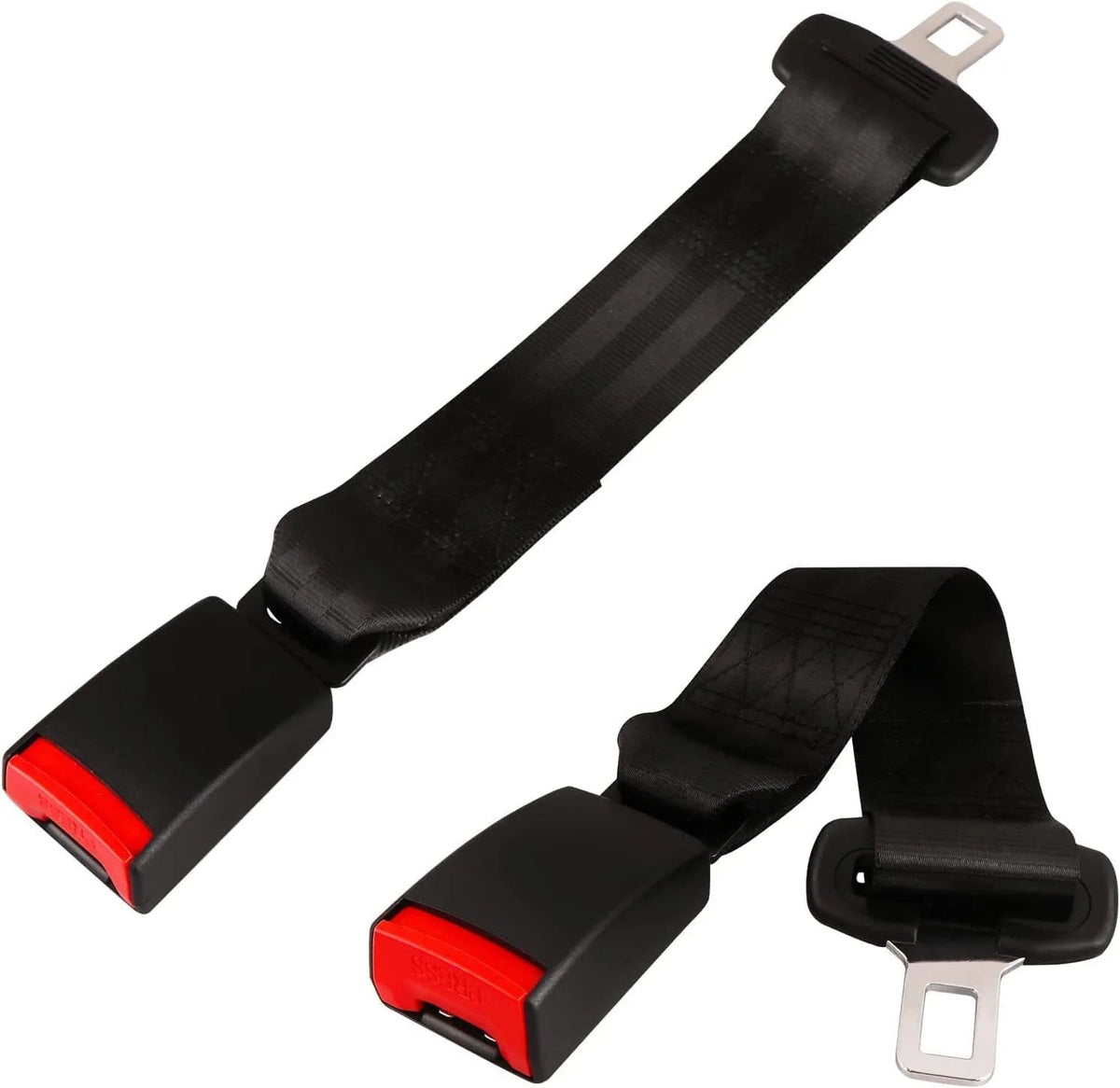 Gordelverlenging Auto 36cm Metaal ABS Universeel Veiligheidsgordel Verlenger Extra Comfort Veiligheid