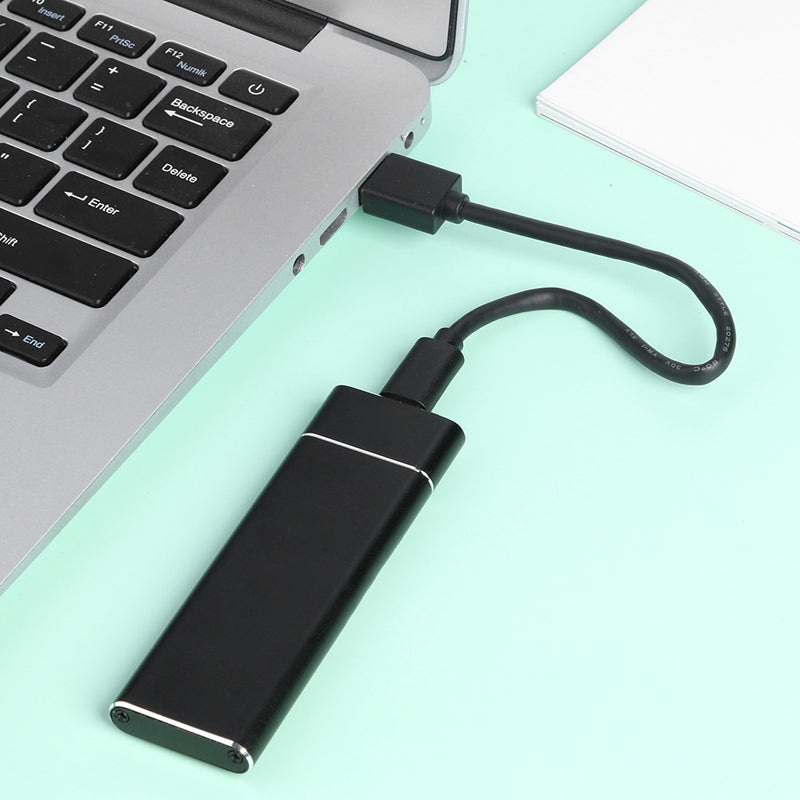 Externe Harde Schijf 520MB/s USB-C 1TB 2TB Aluminium Zilver Zwart Blauw Rood Draagbare SSD Opslag Gegevens