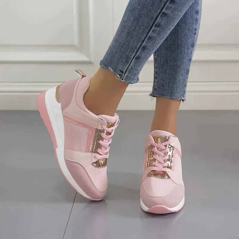 Dames Sneakers Ademend met Verstevigde Hiel & Antislip Zool Casual Sportschoenen Wandelschoen Vrije Tijd