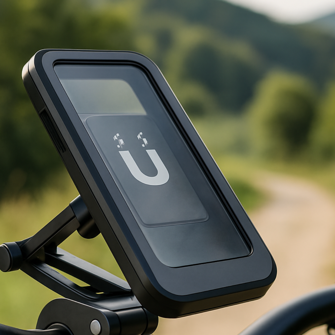 Smartphone Houder Motorfiets Waterdicht 360° Draaibaar Fiets Telefoonhouder Stuurmontage Universeel Zwart