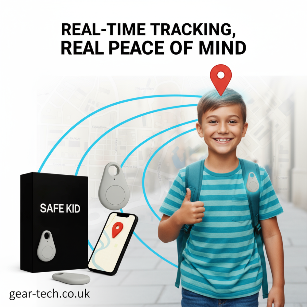 Mini GPS Tracker Bagage Koffer Waterdicht Live Locatie SOS-Alarm Compact Oplaadbaar Reizen
