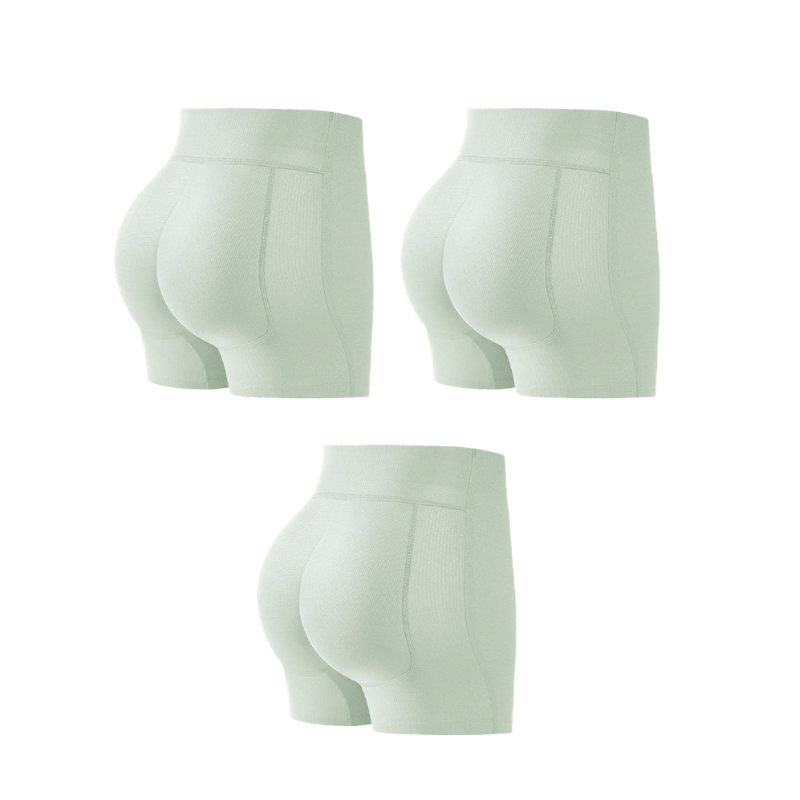Shapewear Shorts met Padded Billen en Hoge Taille - Ademend en Onzichtbaar