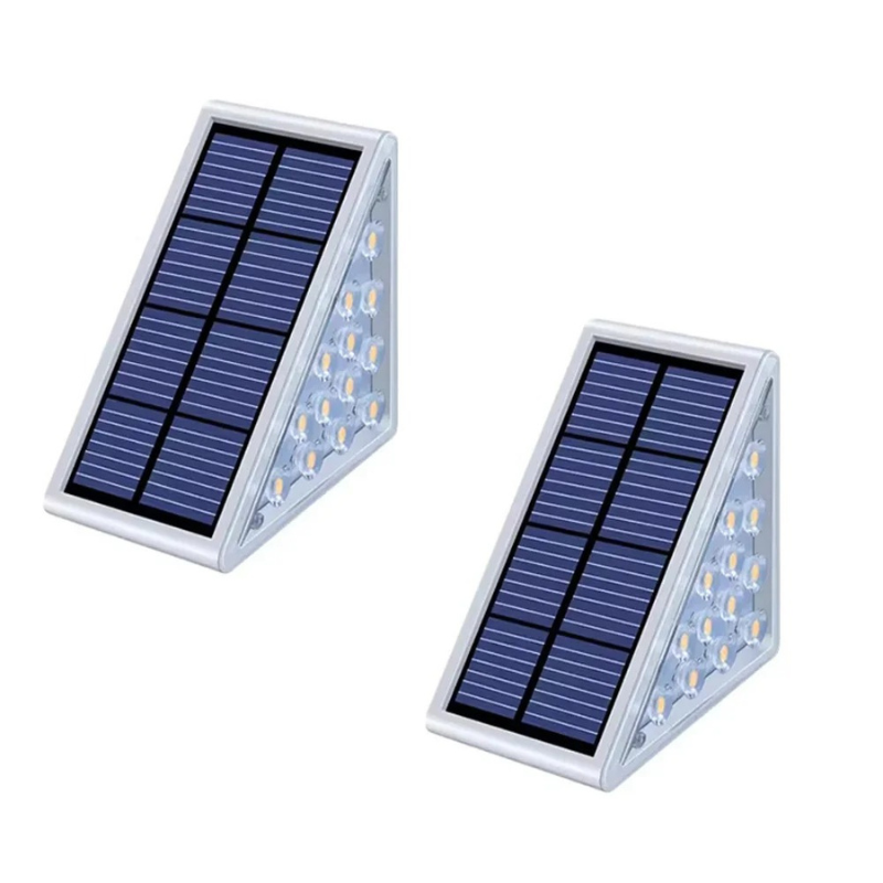 Solar Buitenlamp met Bewegingssensor IP65 Waterdicht voor Trap Tuinpad Automatische Trapverlichting LED