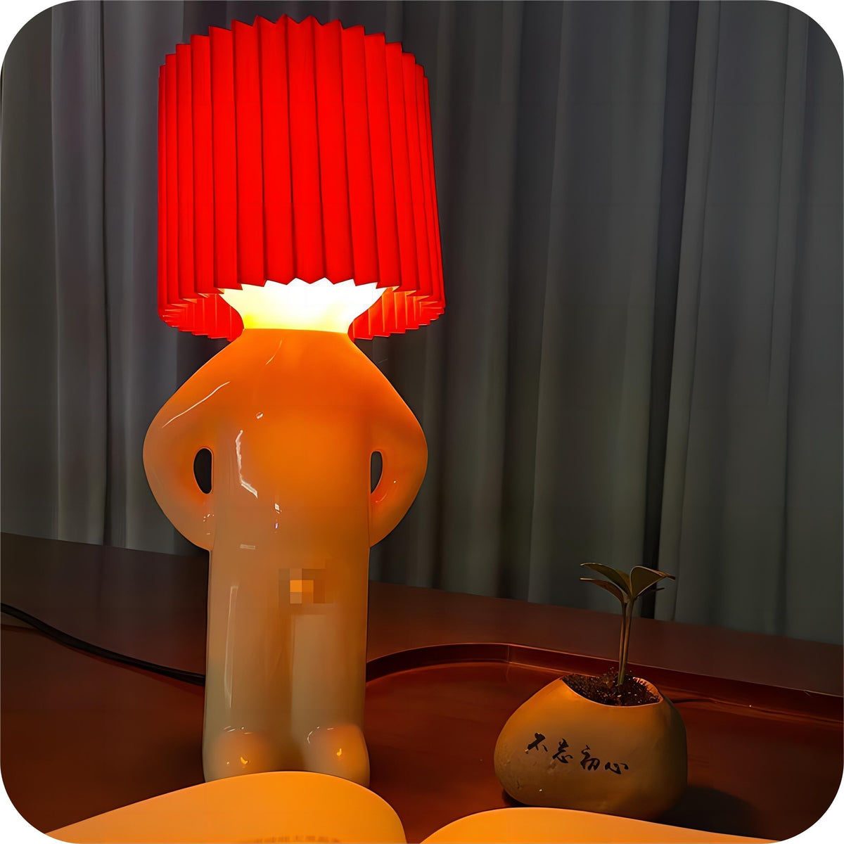Draadloze LED-lamp met Oplaadbare Batterij Speels Design Decoratieve Tafellamp Moderne Sfeerverlichting