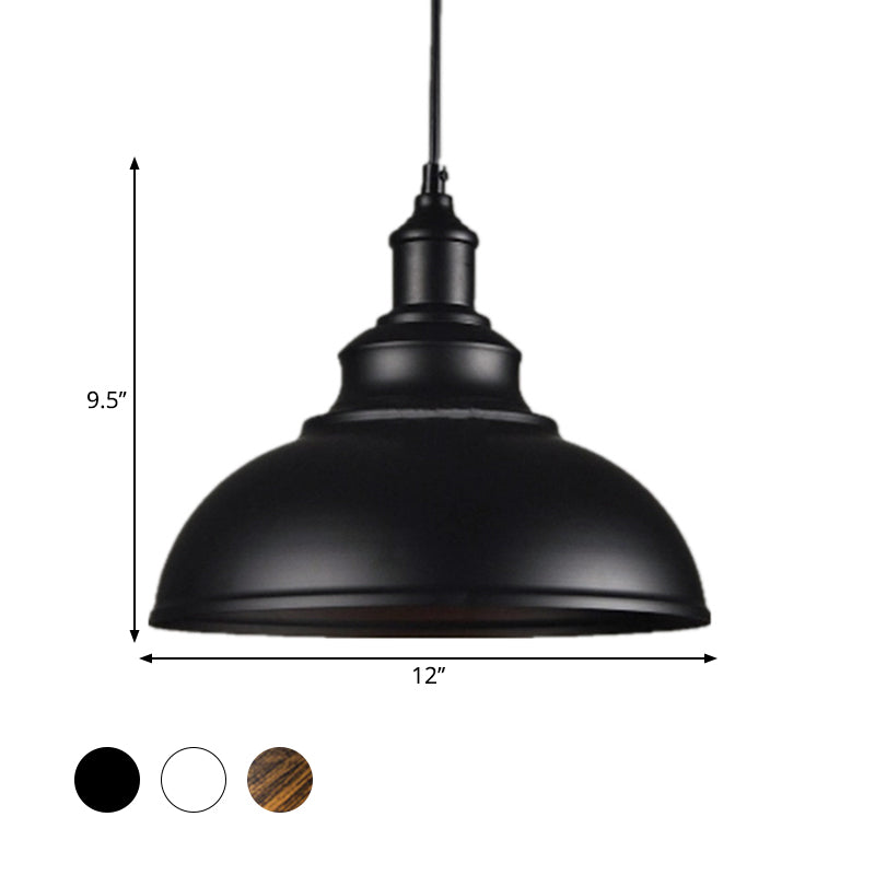 Metalen Hanglamp Kom Roestiek Industrieel E26/E27 Eetkamer Plafondverlichting Zwart Wit Roest Woonkamer