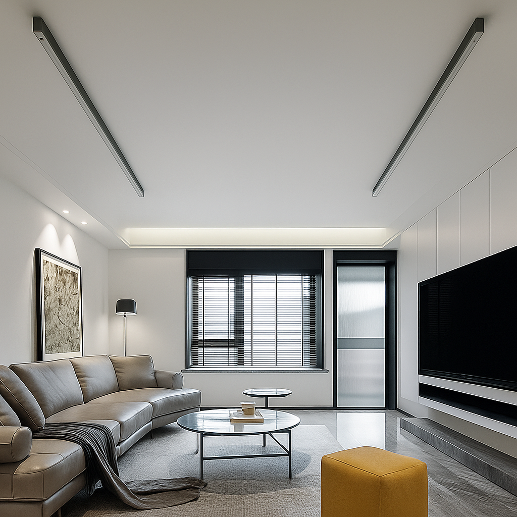 LED Plafondlamp Scandinavisch Design Warmwit Aluminium Dimbaar voor Woonkamer Slaapkamer Modern Stijlvol