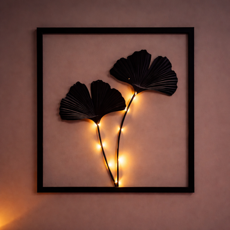 LED Bladlijst met Kleurwisseling voor Binnen - Decoratief Lichtobject voor Sfeervolle Kamers en Woonruimtes