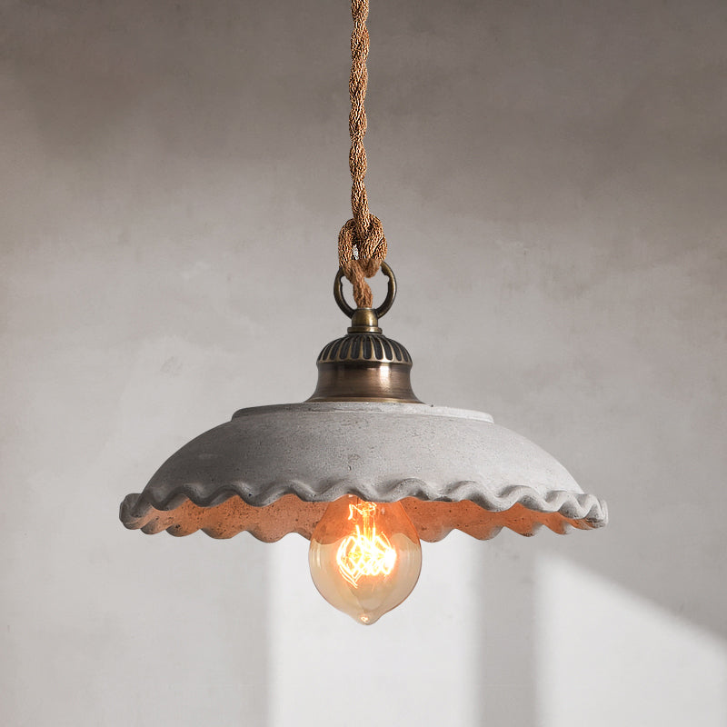 Betonnen Hanglamp Grijs Eetkamer Minimalistisch Design Plafondverlichting Scandinavisch Industrieel E27