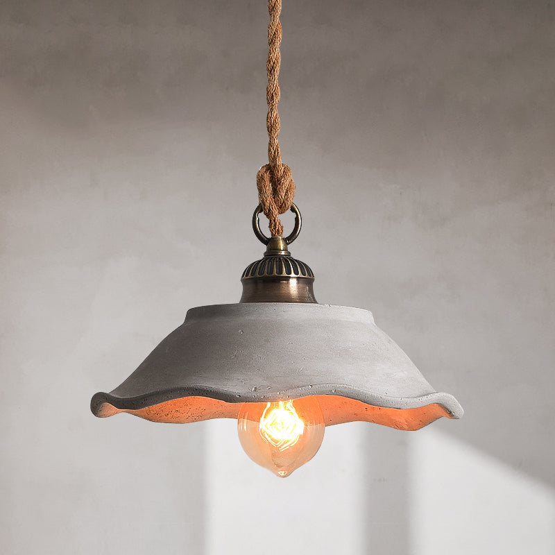 Betonnen Hanglamp Grijs Eetkamer Minimalistisch Design Plafondverlichting Scandinavisch Industrieel E27