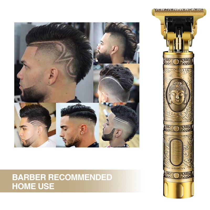 Professionele Oplaadbare Haartrimmer T-Mes Precisie Contouren Baard Haar Lithium Accu USB Oplaadbaar