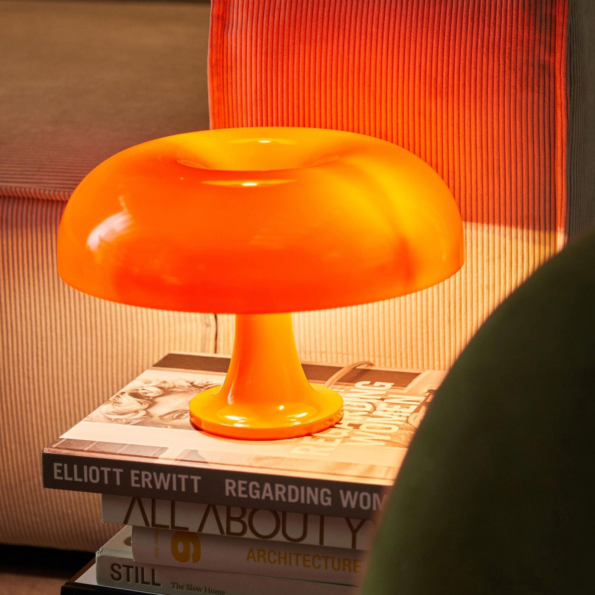 Retro Paddenstoellamp LED Dimbaar Tafellamp Warm Wit Verlichting Scandinavisch Design