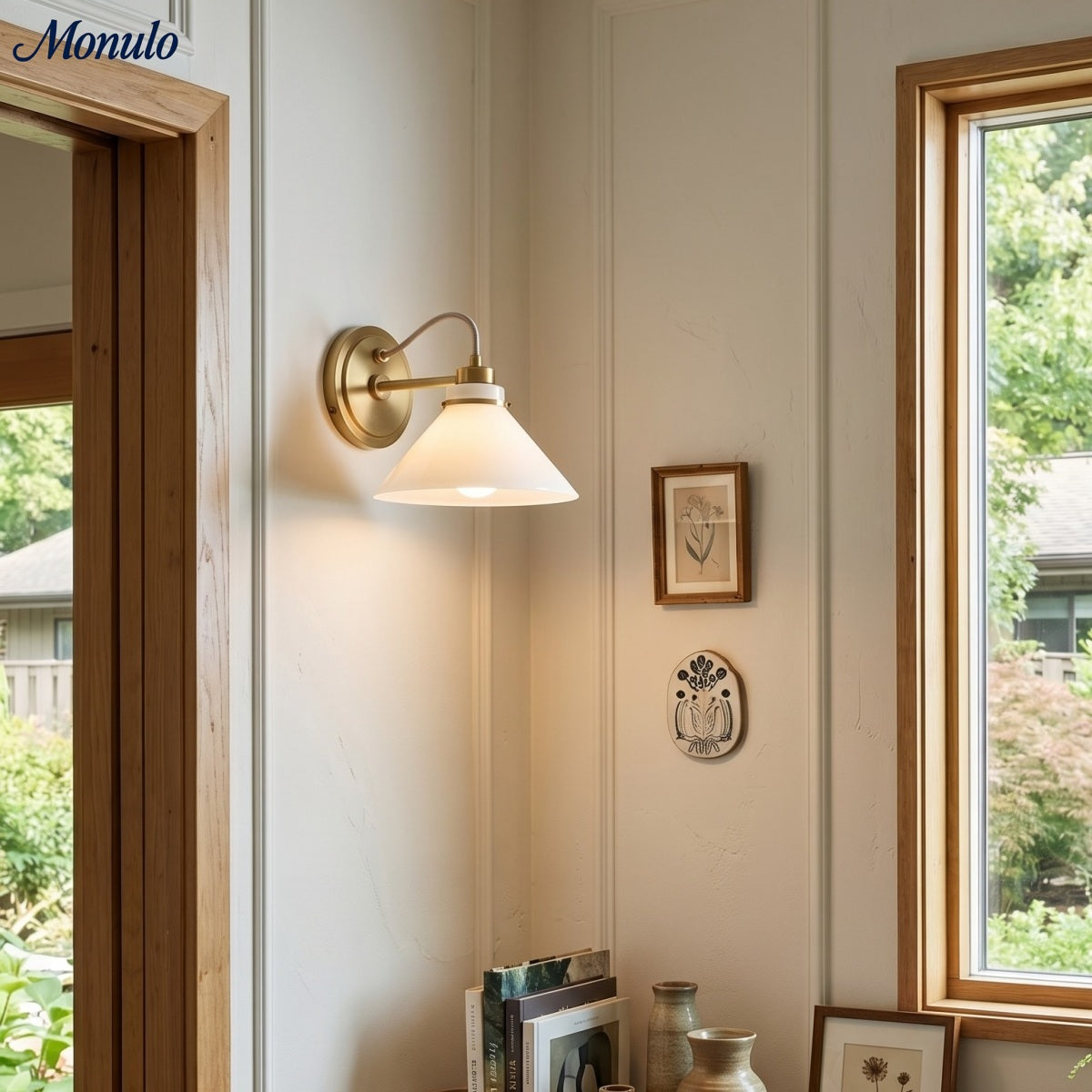 Globe Wandlamp met Gebogen Arm - Moderne Industriële Verlichting voor Badkamer, Slaapkamer en Gang
