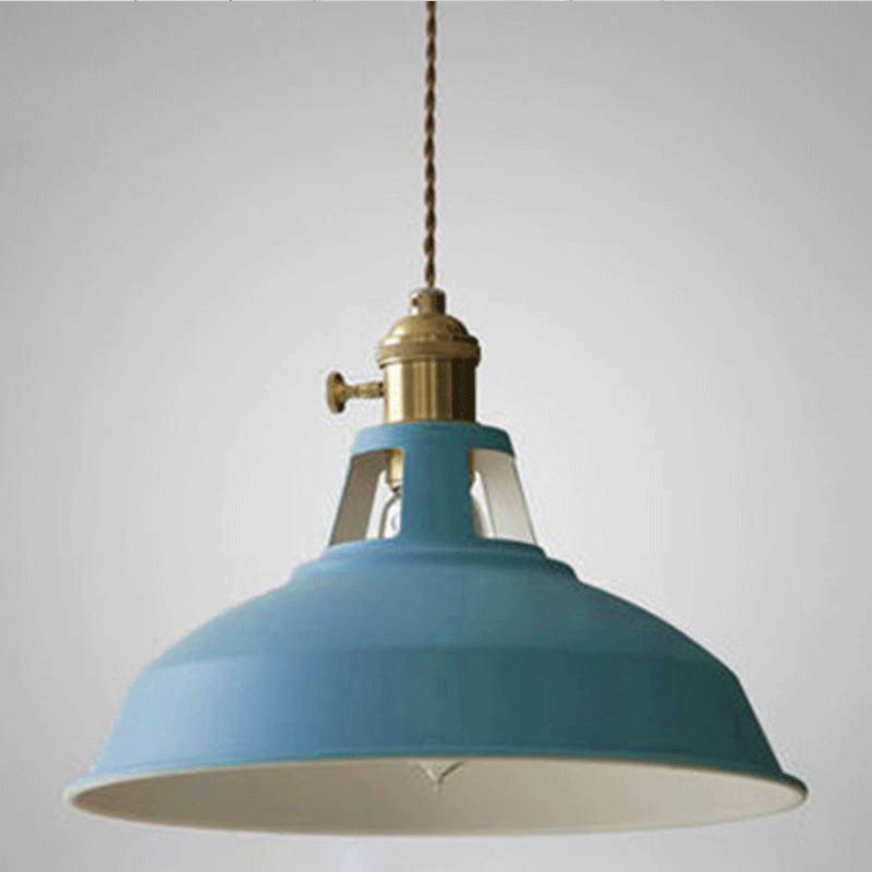 Retro Metalen Hanglamp 1-Lichts voor Eetkamer en Restaurant - Industriële Stijl Verlichting met Verstelbare Ketting