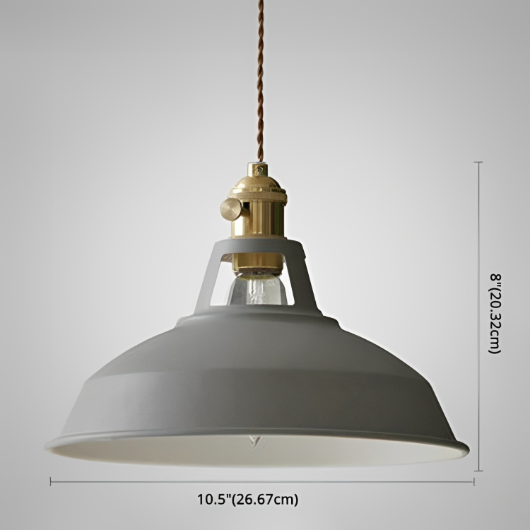Retro Metalen Hanglamp 1-Lichts voor Eetkamer en Restaurant - Industriële Stijl Verlichting met Verstelbare Ketting