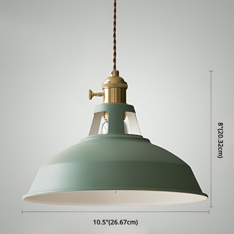 Metalen Hanglamp Industrieel Ø20cm E27 Fitting Vintage Stijl voor Restaurant Eetkamer Woonkamer Verlichting