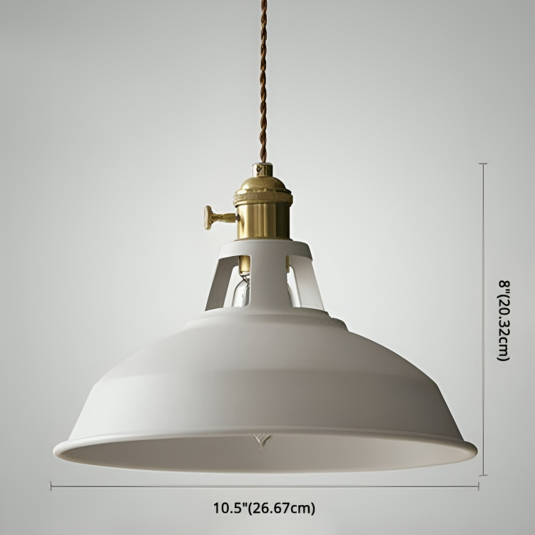 Retro Metalen Hanglamp 1-Lichts voor Eetkamer en Restaurant - Industriële Stijl Verlichting met Verstelbare Ketting