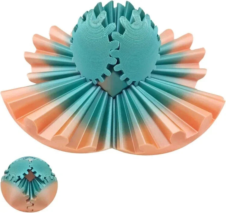 3D Geprinte Tandwielbal Fidget Speelgoed voor Stress en Focus Verbetering Anti-Stress Bal voor Kinderen