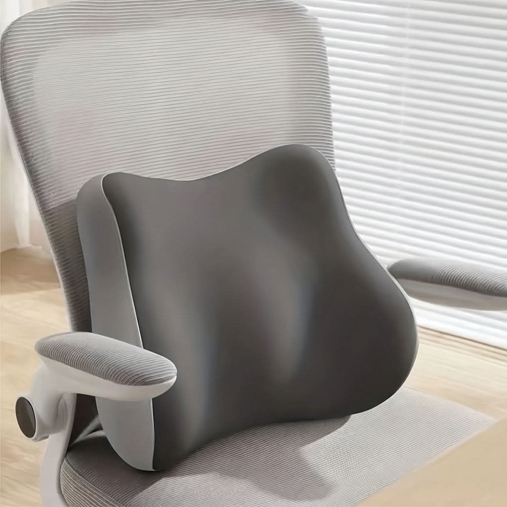 Draagbaar Lendenkussen Memory Foam Ergonomisch Rugsteun Bureaustoel Auto Thuis Reizen Comfort Onderrug