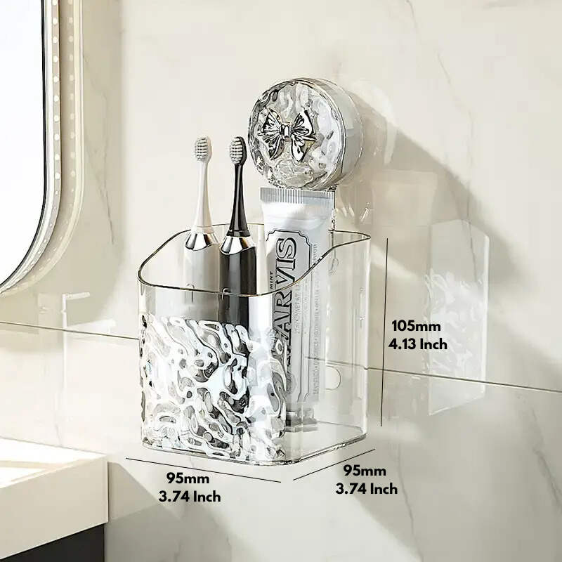 Badkamer Wandrekje met Zuignappen Boorvrij Monteren Doucherekje Shampoo Houder Douche Organizer Opbergrek