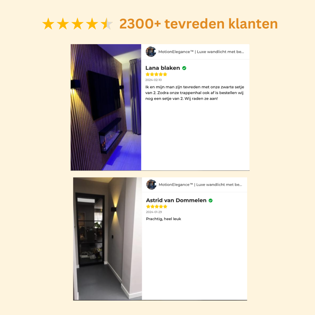 Draadloze Wandlamp met Sensor & USB Oplaadbaar - LED Sfeerverlichting voor Gang, Slaapkamer, Kast & Trap | Instelbare Lichtmodi