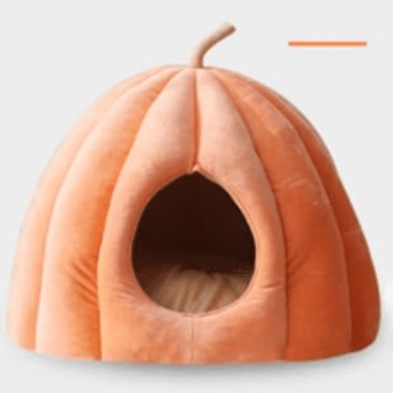 Gesloten Huisdierbed - Warm Pluche Design voor Katten en Kleine Honden