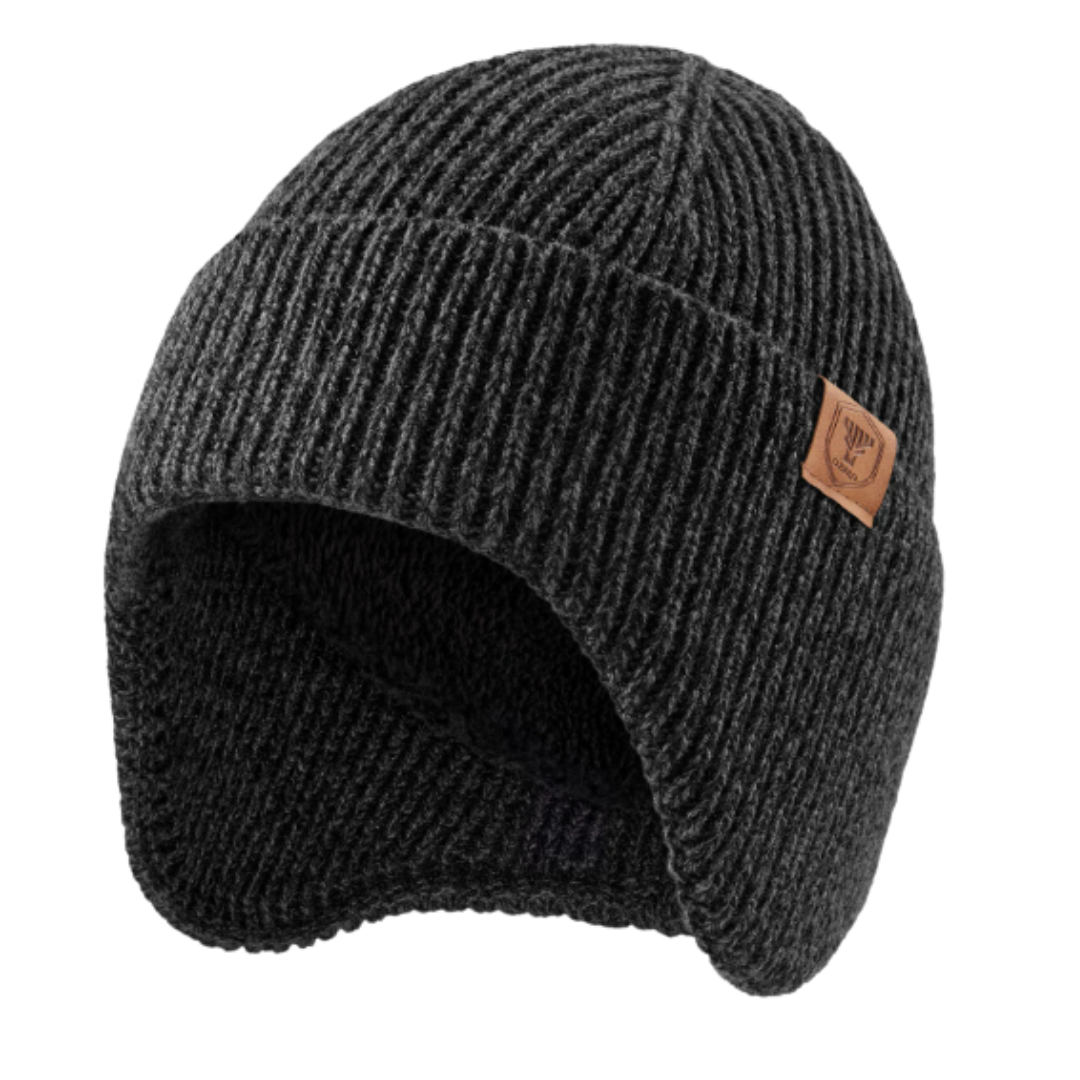 Gebreide Wintermuts met Oorflappen en Zachte Fleecevoering Unisex Outdoor Wintersport Skiën Wandelen