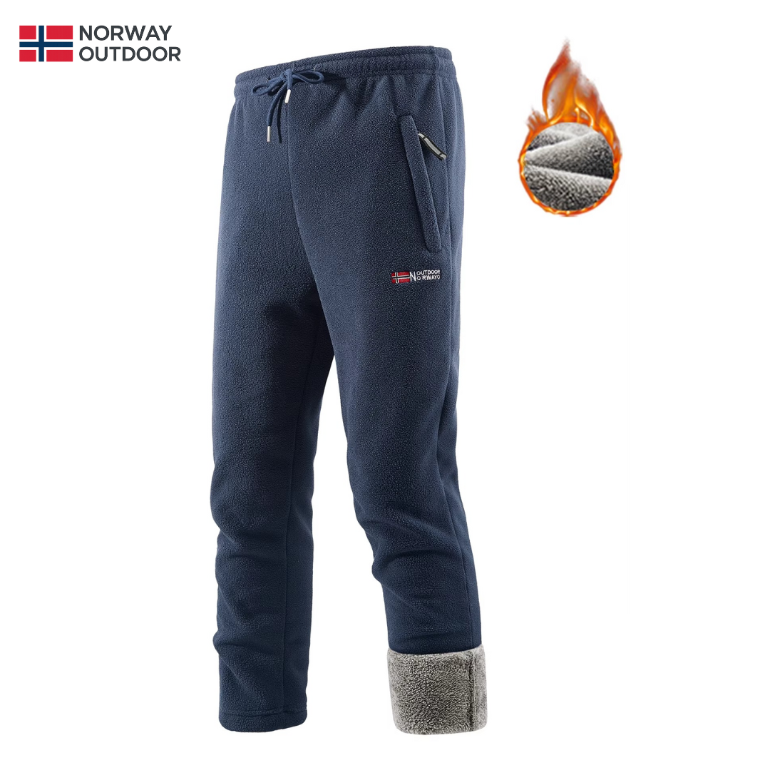 Thermische Sherpa Fleece Broek Heren Winterbroek Gevoerd Warme Vrijetijdsbroek Outdoor Wandelen Camping