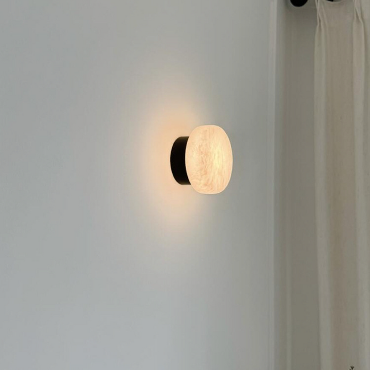 Marmeren Wandverlichting met Scandinavische Elegantie - Premium Natuursteen & Zachte LED