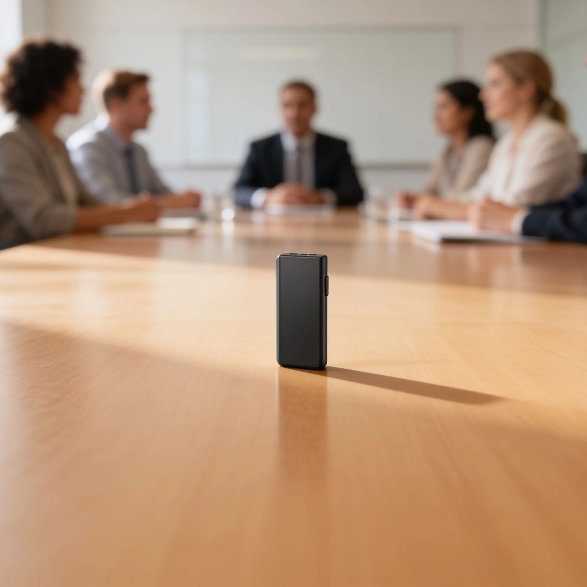 Compacte Spraakrecorder met Geluidsactivatie - Klein 16GB Dictafoon met 50 Uur Batterij en Ruisonderdrukking voor Vergaderingen, Interviews en Notities