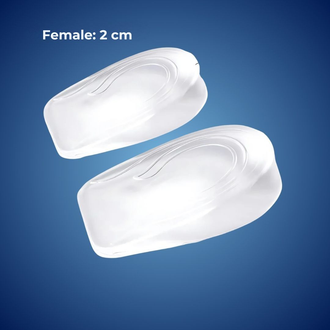 Siliconen Gel Hielkussens voor Lengteverhoging en Pijnverlichting - Anatomisch Comfort