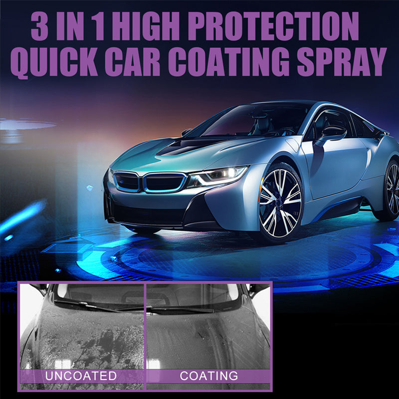3-in-1 Autolak Coating Spray Watervrij 30ml 100ml Bescherming Glans Krasverwijdering Wassen Auto Onderhoud