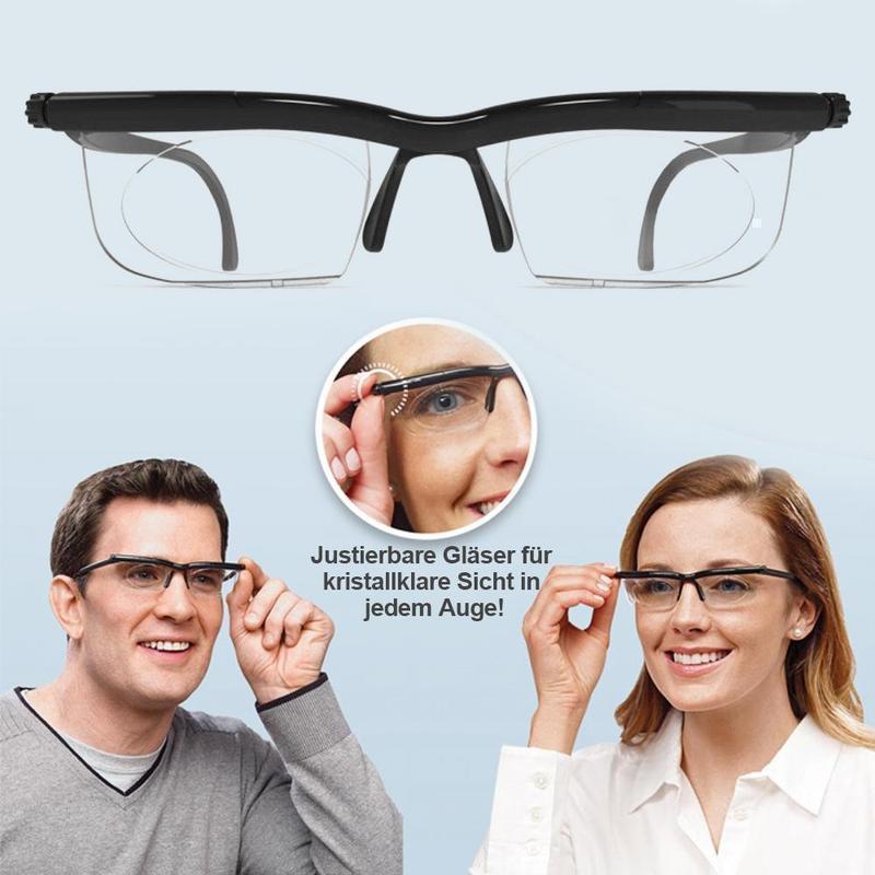 Instelbare Leesbril Unisex met Verstelbare Focus en Zoomfunctie