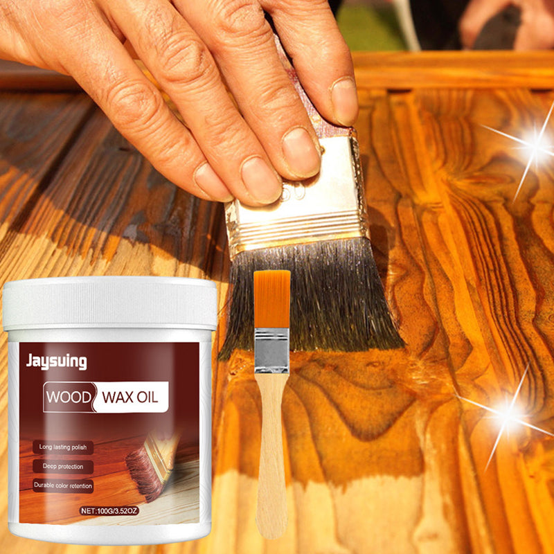 Natuurlijke Houtbescherming 100g - Langdurige Waterdichte Verzegeling voor Binnen & Buiten