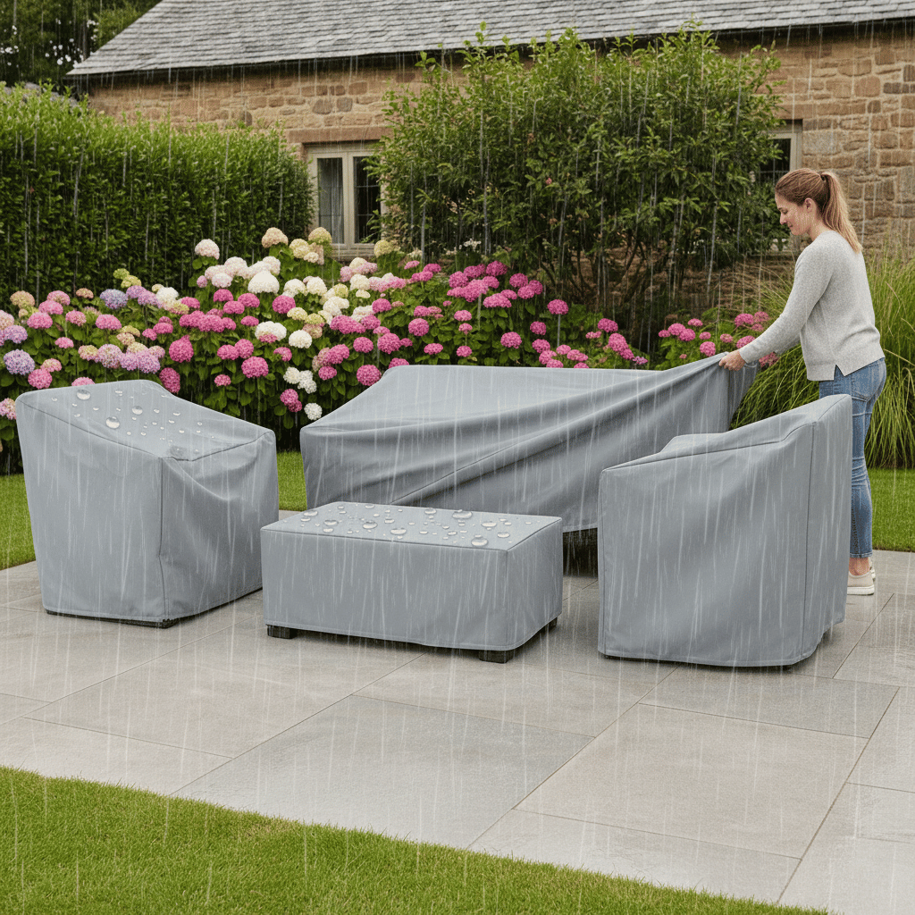 Tuinmeubelhoes Allweather - Waterdicht & UV-Bestendig voor Buitenmeubels