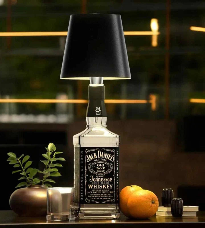 Draadloze Flessenlamp met Touch Bediening Warm Wit Licht - Dimbaar LED Sfeerverlichting voor Buiten en Binnen