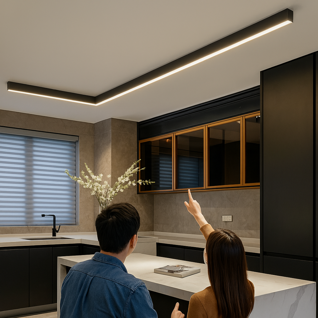 LED Plafondlamp Scandinavisch Design Warmwit Aluminium Dimbaar voor Woonkamer Slaapkamer Modern Stijlvol