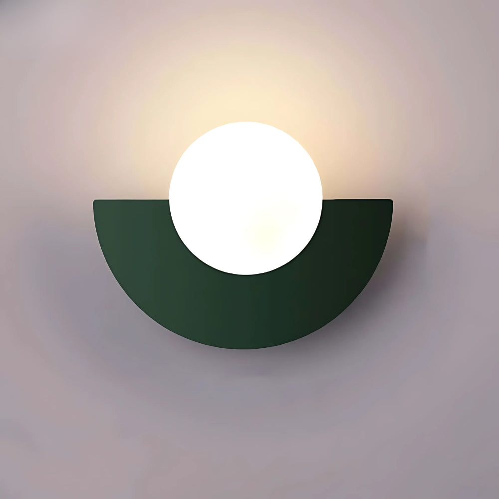Wandlamp - Moderne Wandverlichting met Kleurrijke Kap - Scandinavisch Design - Woonkamer Slaapkamer Gang