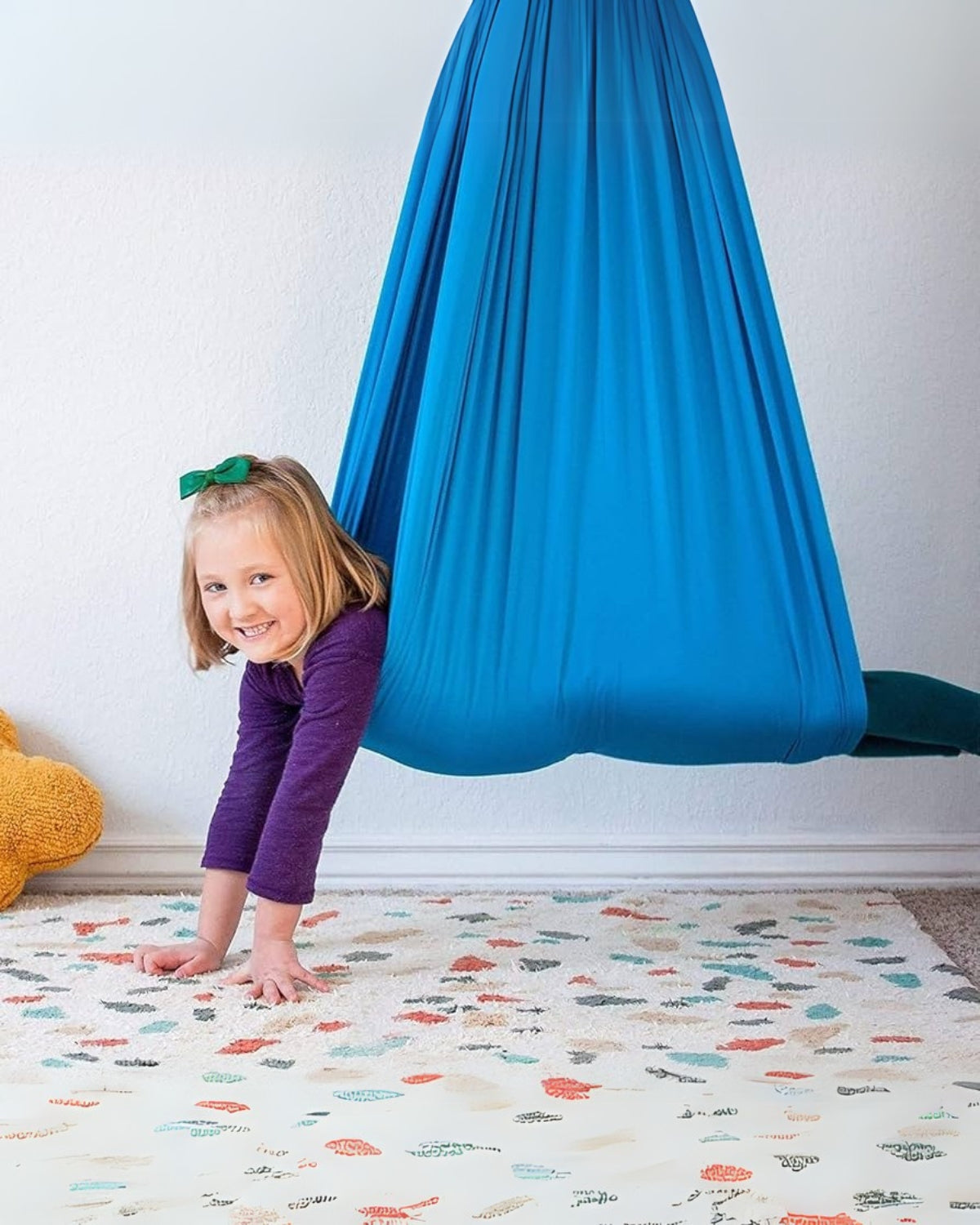Sensorische Hangschommel voor Kinderen - Zacht Cocon Design - Therapeutische Schommelstoel met Diepe Drukstimulatie voor Rust en Ontspanning
