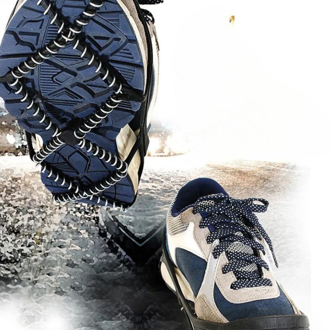 Antislip Schoenspikes met Stalen Spiralen voor Winter Ijs Sneeuw Veilig Wandelen Outdoor Grip Onesize
