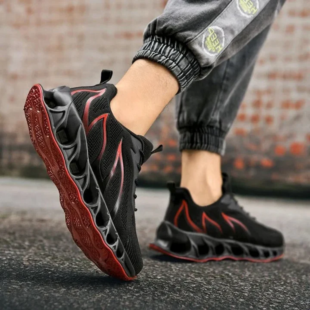 Heren Wandelschoenen met Schokabsorptie Brede Pasvorm Antislip Zool Waterafstotend Sportschoenen Dagelijks