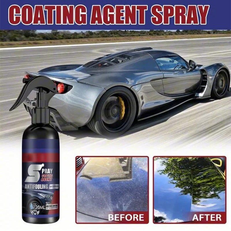 Multifunctionele Coating Spray Auto met Nano Bescherming 120ml voor Reinigen Polijsten Herstellen Glans