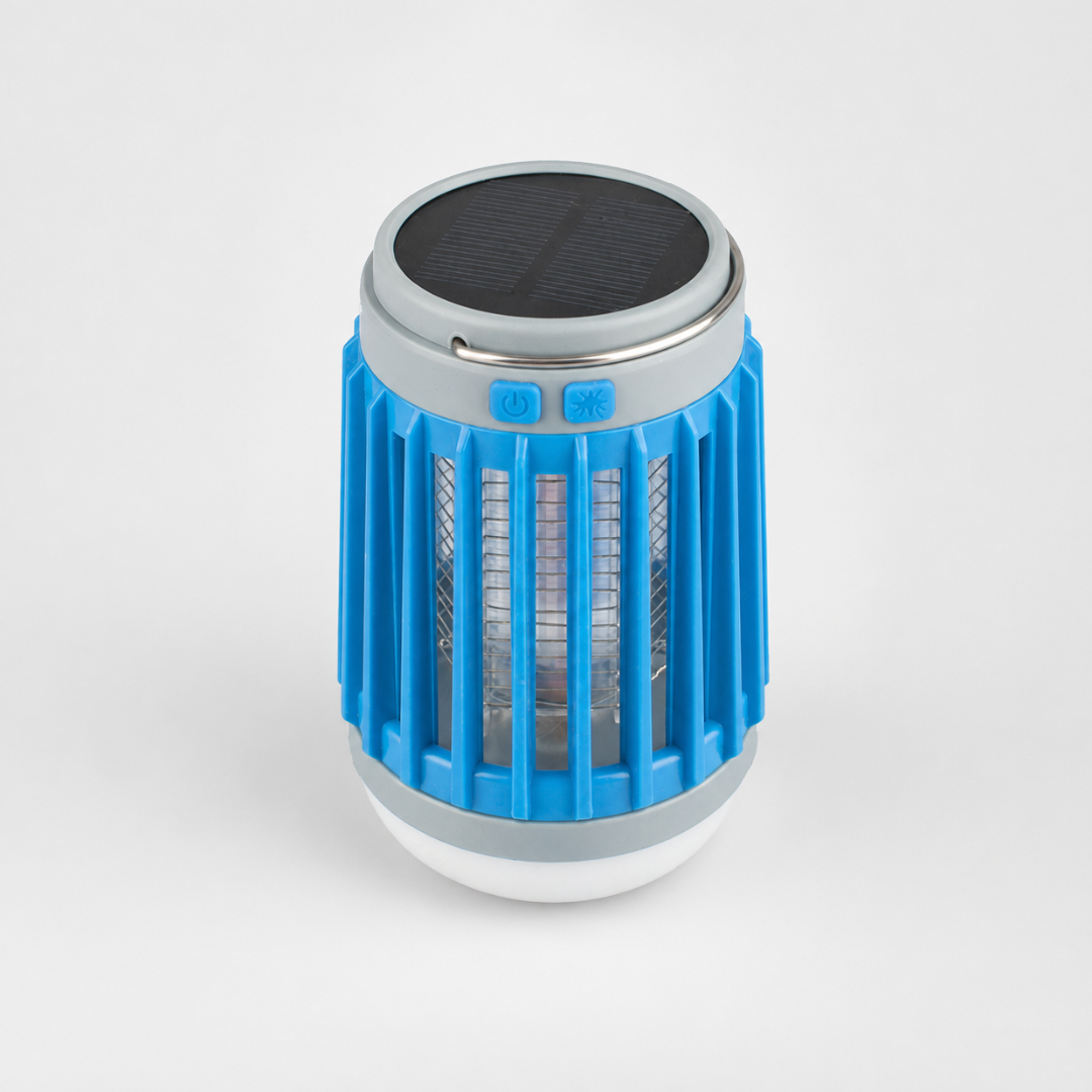 Solar Insectenlamp met UV-Licht en Campingverlichting voor Buiten Muggenbestrijding Tuin Terras Balkon