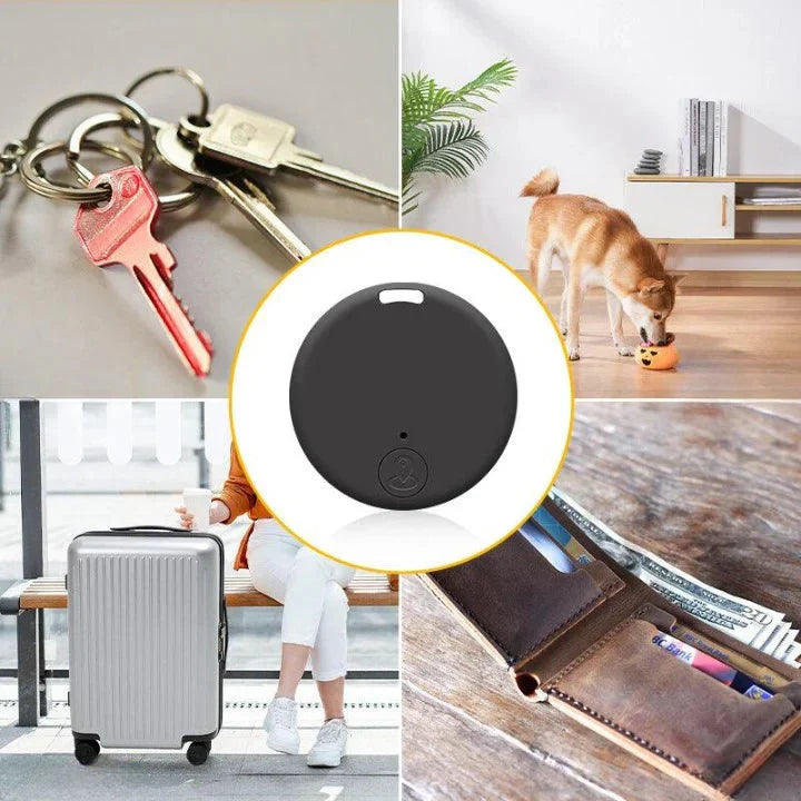 Bluetooth Tracker Mini Set van 2 - Localiseer Sleutels en Tassen - Anti-Verlies Alarm 50m Bereik