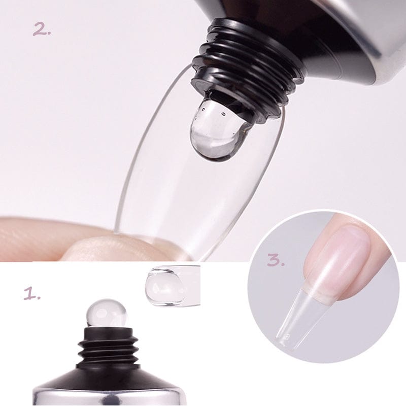 Kunstnagel Starterskit met UV-lamp en Verwijderaar - Complete Professionele Nagelkunst Set voor Thuis